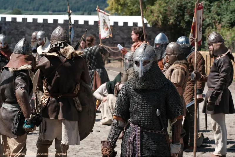 Combattants dans l'arène