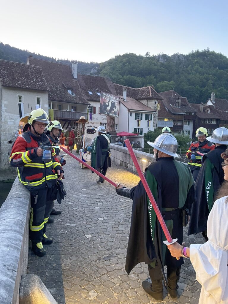 Allumage des torches