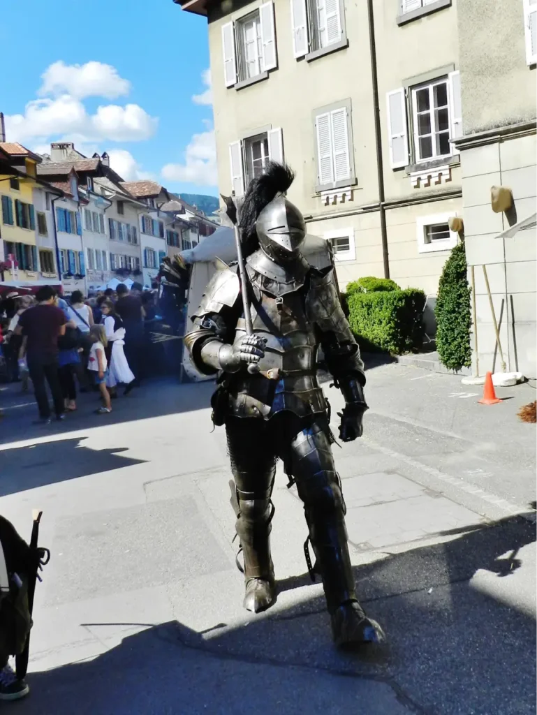 Chevalier en armure complète