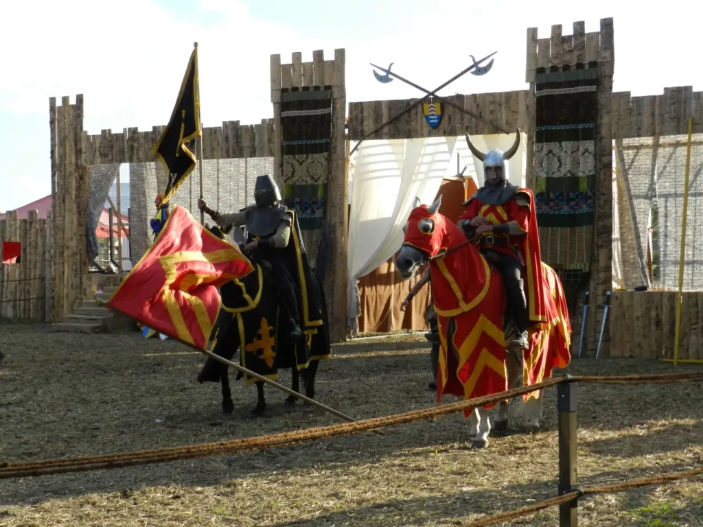 Présentations du cavalier noir et son second