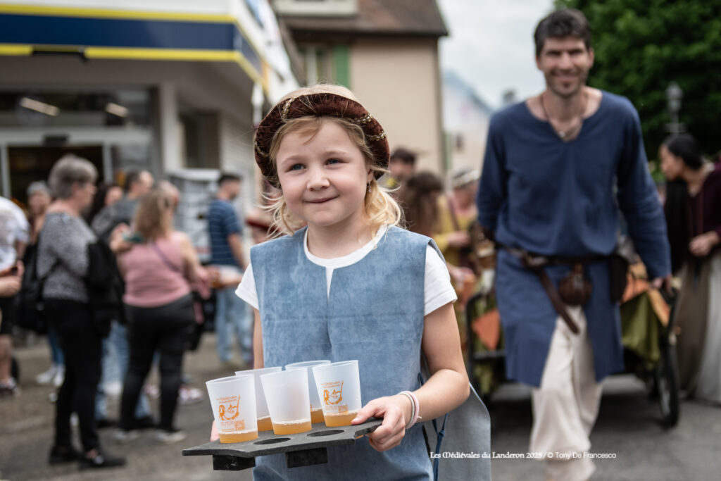 Distribution de jus de pomme