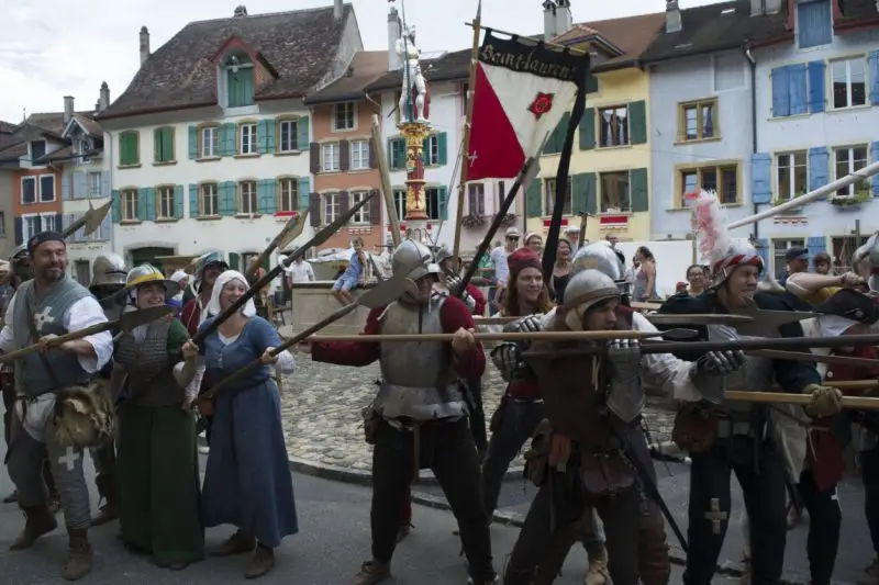 combat au sein du Bourg