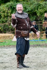 Orateur des spectacle dans l'arène